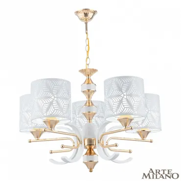 Люстра подвесная Arte Milano Florentia-2097 302097/5 Wh/Gd