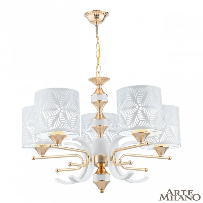 Люстра подвесная Arte Milano Florentia-2097 302097/5 Wh/Gd от ImperiumLoft