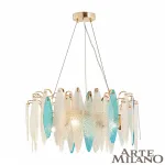 Подвесная люстра Arte Milano AM-7753B 7763B.D600.H300.E14.6 G