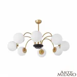 Люстра Arte Milano AM-Napoli 312066/D940/8 BS/BK от ImperiumLoft