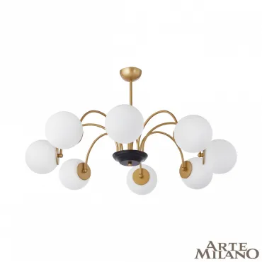 Люстра Arte Milano AM-Napoli 312066/D940/8 BS/BK