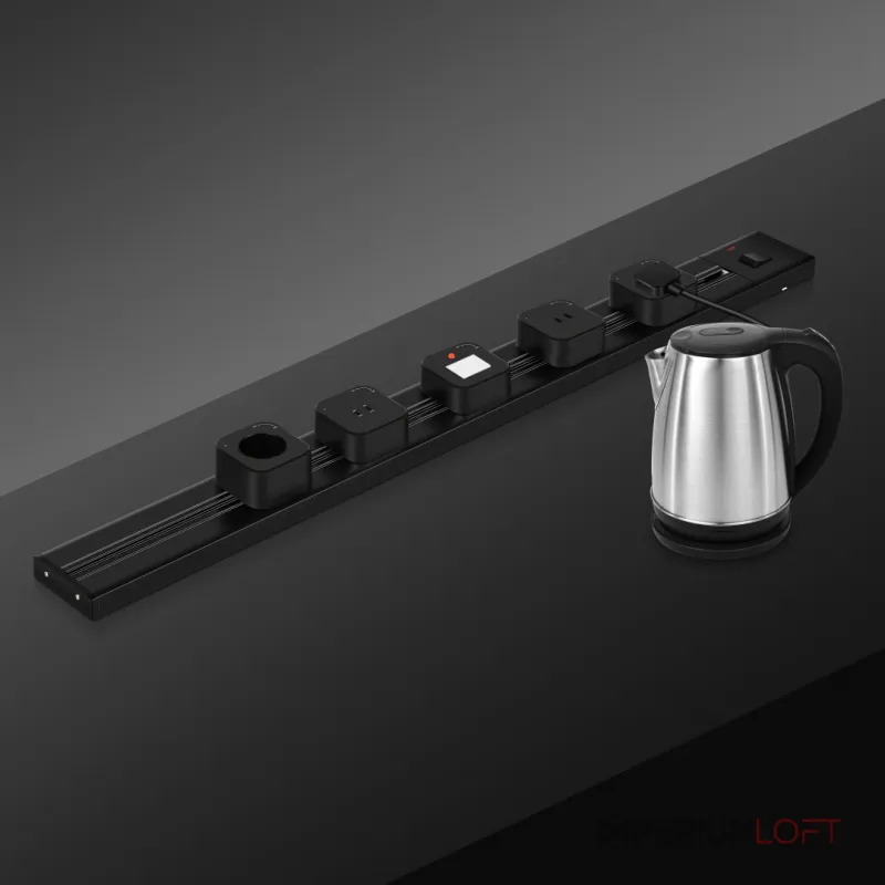 Накладной шинопровод с выключателем, 25A 250V 385201TOB/100 Gold от ImperiumLoft Накладной шинопровод с выключателем, 25A 250V 385201TOB/100 Gold от ImperiumLoft