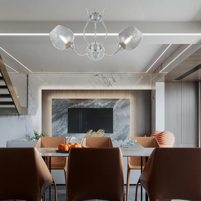 Люстра подвесная Arte Milano Amalfi-7556 337556/3 CR от ImperiumLoft