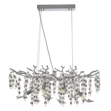 Люстра в виде веточек 230210.700.6.E14.H3 CB Clear-Smoky BUT-Smoky Arte Milano