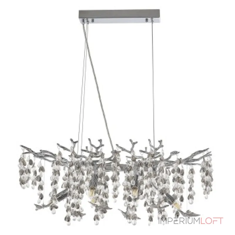 На потолок в виде веточек 230210.700.6.E14.H3 CB Clear-Smoky BUT-Smoky Arte Milano