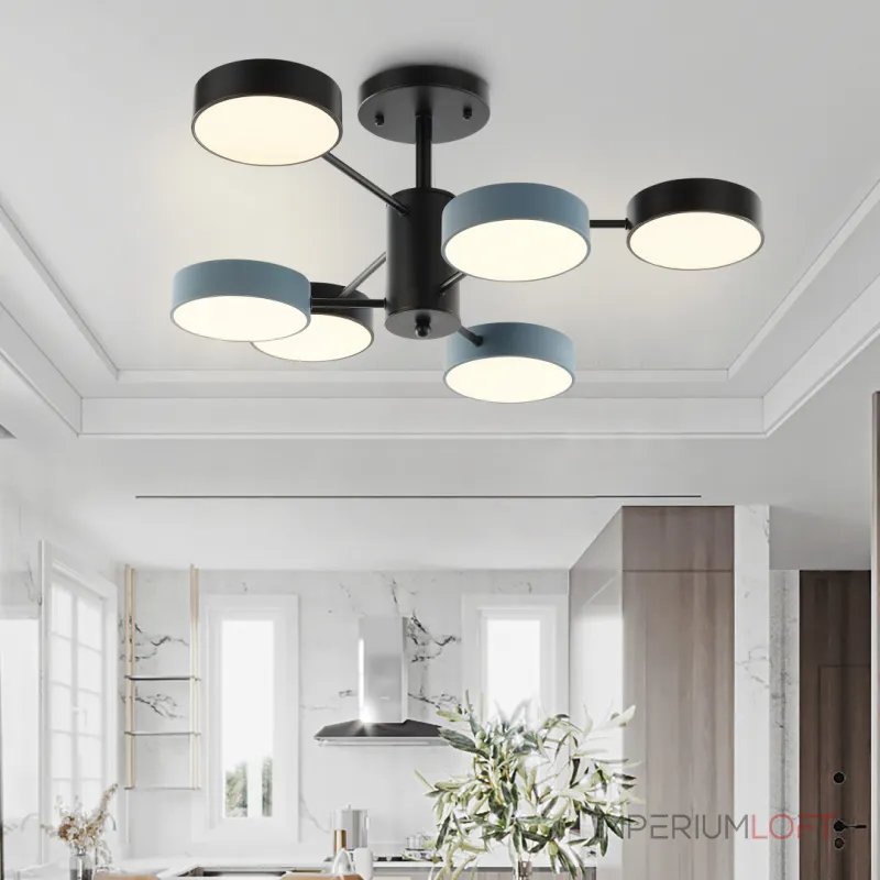 Светильник светодиодный Arte Milano Ferrara 250906/6B Bk/Gr