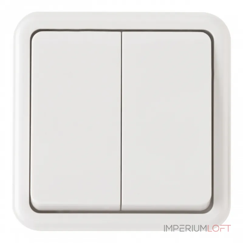 Выключатель двухклавишный, 10AX 250V 310.30-2.white от ImperiumLoft Выключатель двухклавишный, 10AX 250V 310.30-2.white от ImperiumLoft