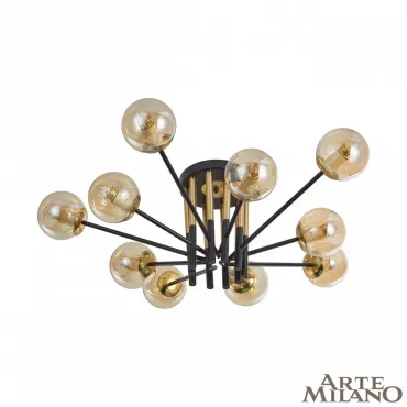 Люстра Arte Milano Neapolis-73708 273708/10 BK/GD