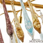 Подвесная люстра Arte Milano AM-500 500.L1200.W500.H350.G9.8 G