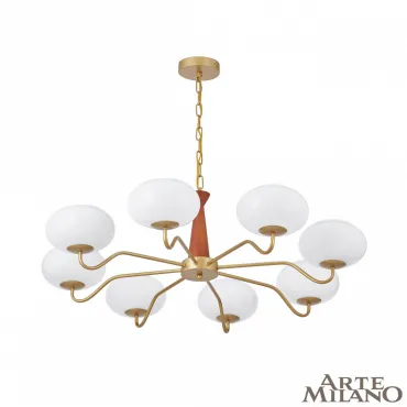 Люстра подвесная Arte Milano AM-Napoli 310166/D900/8 BS/WD