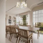 Подвесная люстра Arte Milano Florentia-3097 303097/5 Wh/Gd Подвесная люстра Arte Milano Florentia-3097 303097/5 Wh/Gd