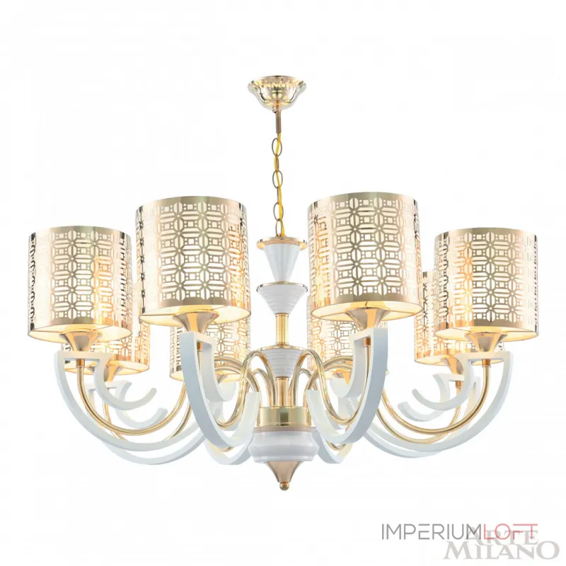 Подвесная люстра Arte Milano Florentia-8857 308857/8 Wh/Gd