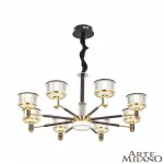 Подвесная люстра Arte Milano Neapolis-76210 276210/8 BK/GD
