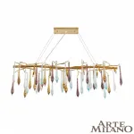 Подвесная люстра Arte Milano AM-500 500.L1200.W500.H350.G9.8 G