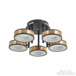 Светильник светодиодный Arte Milano Ferrara-71040 271040/5R BK/GD
