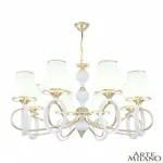 Люстра подвесная Arte Milano Florentia-2387 302387/8 Wh/Gd от ImperiumLoft