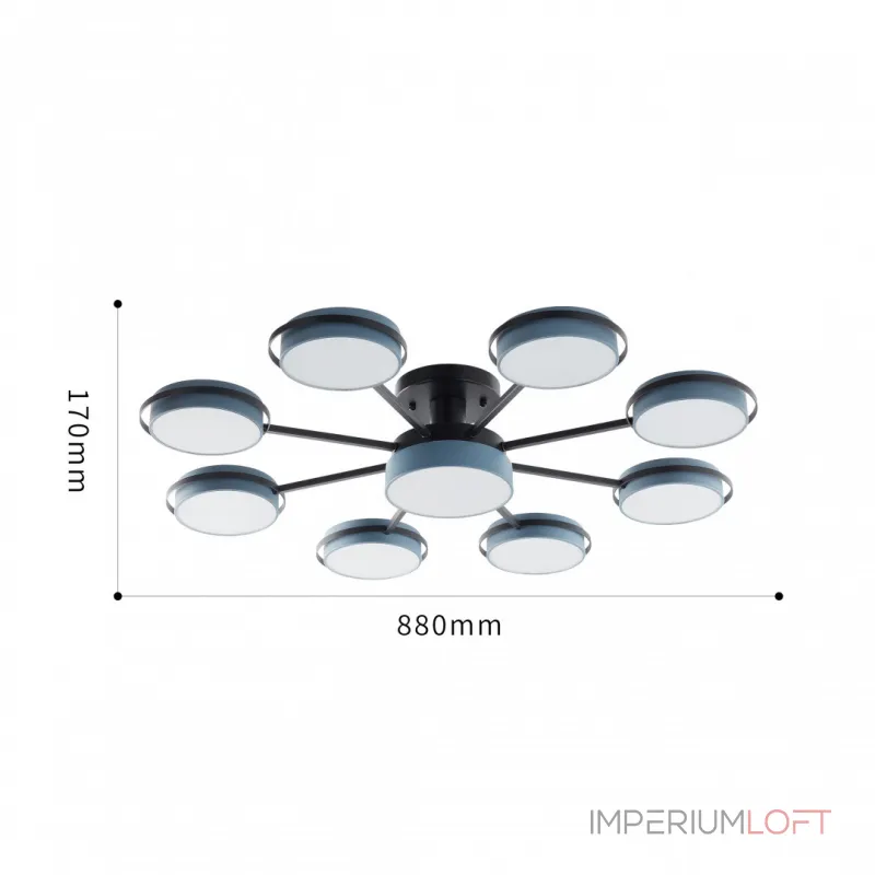Светильник светодиодный Arte Milano Ferrara 250406/8+1 Gr Светильник светодиодный Arte Milano Ferrara 250406/8+1 Gr