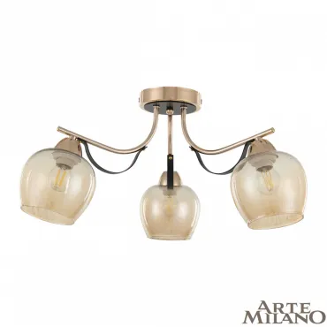 Люстра Arte Milano AMALFI-322306 322306/3 FG+BK