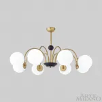 Люстра Arte Milano AM-Napoli 312066/D940/8 BS/BK от ImperiumLoft