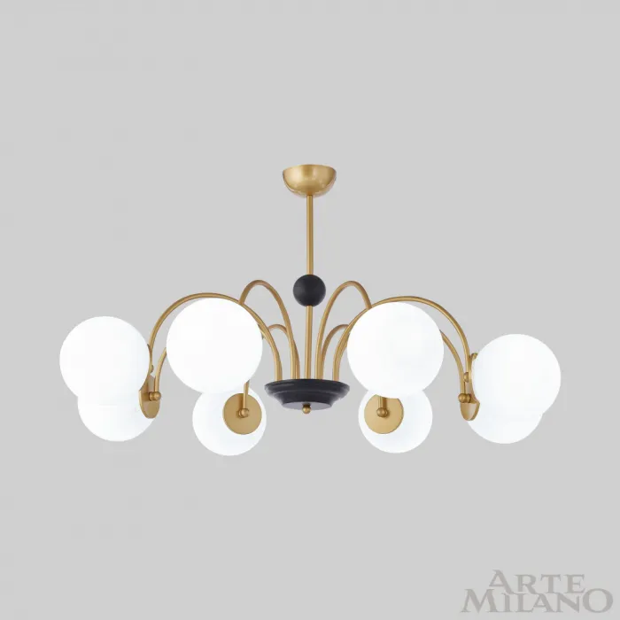 Люстра Arte Milano AM-Napoli 312066/D940/8 BS/BK от ImperiumLoft