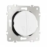 Выключатель жалюзи, 10A 250V 202.38-2.white от ImperiumLoft