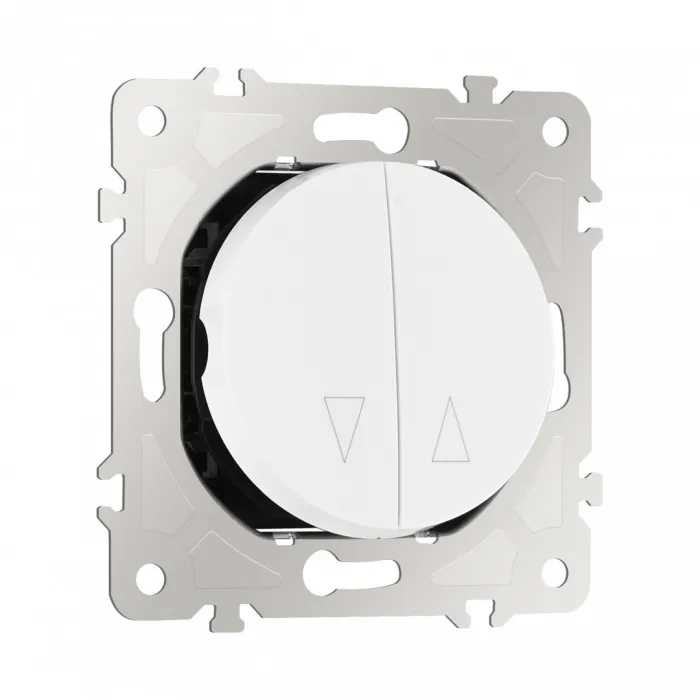 Выключатель жалюзи, 10A 250V 202.38-2.white от ImperiumLoft