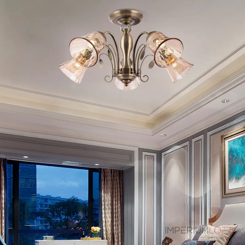 Потолочная люстра Arte Milano AM346700 346700/5 AB Потолочная люстра Arte Milano AM346700 346700/5 AB