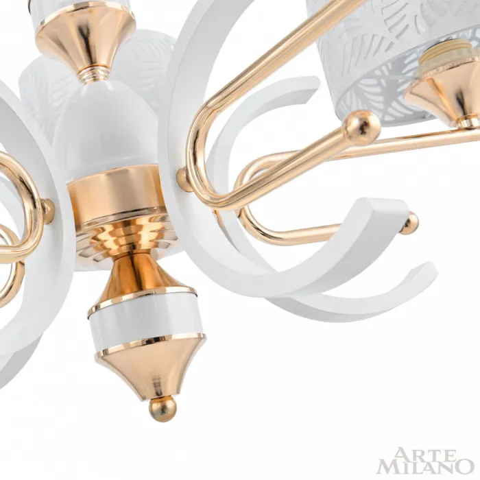 Люстра подвесная Arte Milano Florentia-2097 302097/5 Wh/Gd от ImperiumLoft