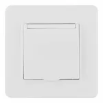 Комплект розетки с заземлением и шторками Arte Milano SET16-1-41-1 white