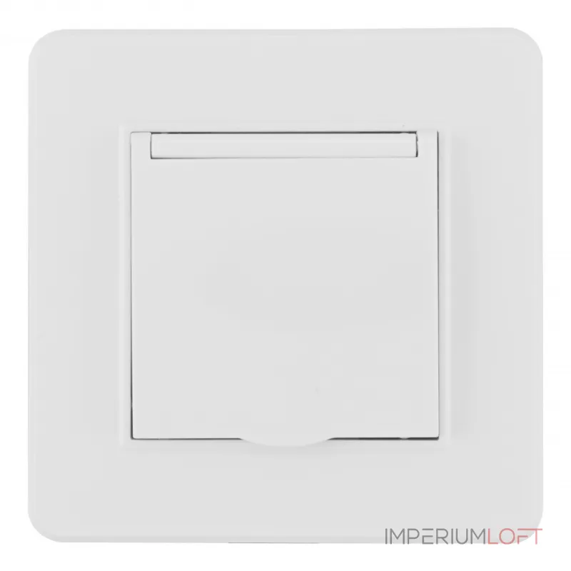 Комплект розетки с заземлением и шторками Arte Milano SET16-1-41-1 white