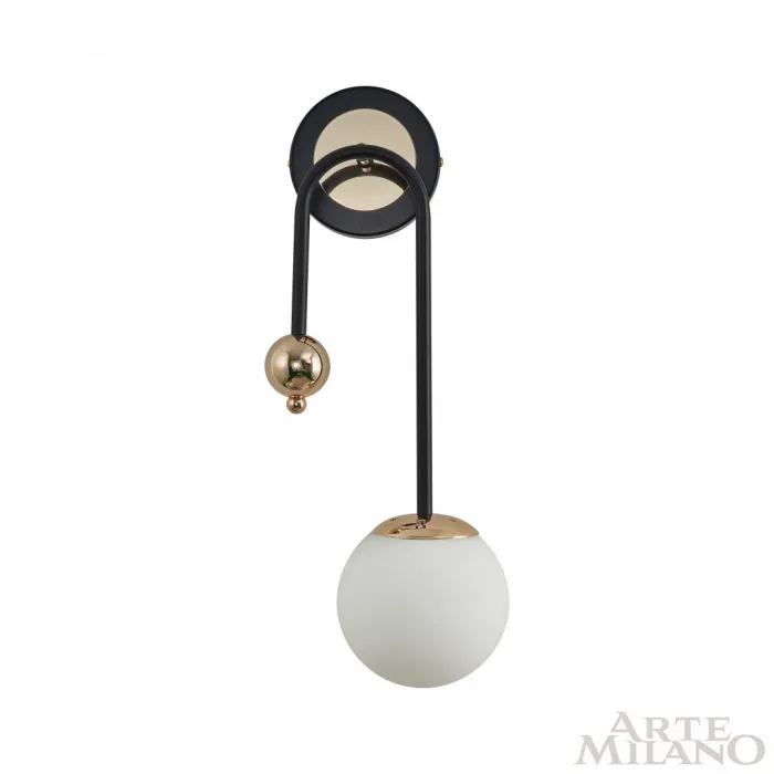 Бра Arte Milano Neapolis-73808 274307/1B BK/GD от ImperiumLoft