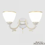 Бра Arte Milano AM342837 342837/2W WT+G