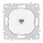Розетка телефонная, RJ11 202.51-1.white
