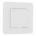 Комплект розетки с заземлением и шторками Arte Milano SET16-1-41-1 white
