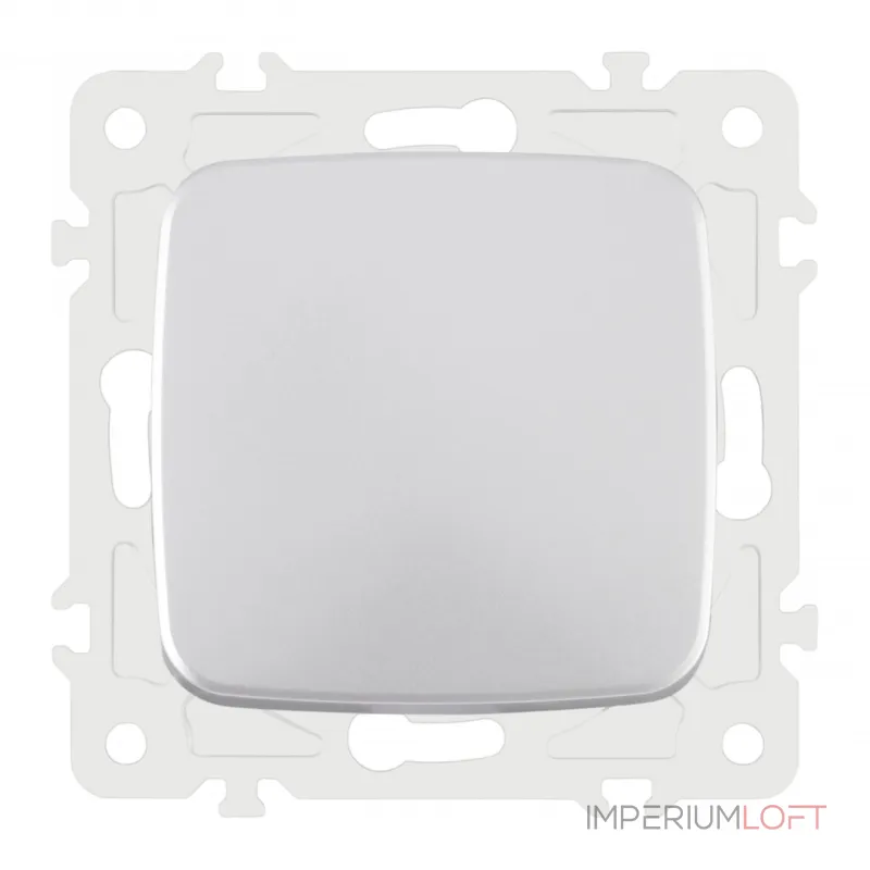 Выключатель одноклавишный, 10AX 250V 205.30-1.silver от ImperiumLoft Выключатель одноклавишный, 10AX 250V 205.30-1.silver от ImperiumLoft