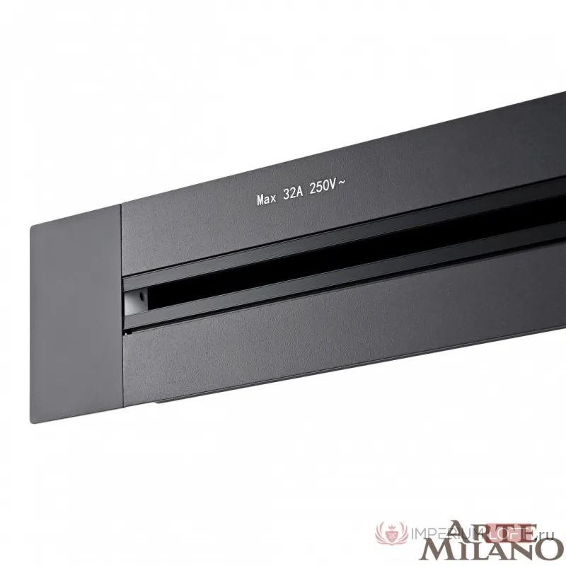 Встраиваемый шинопровод, 32A 250V 382301TB/100 Black от ImperiumLoft