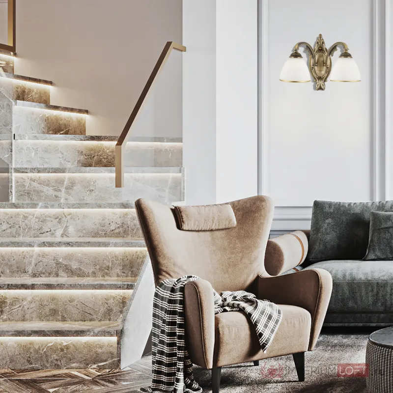 Бра Arte Milano AM340837 340837/2W AB от ImperiumLoft