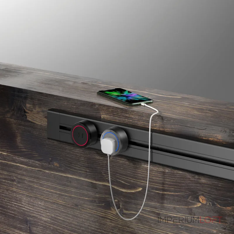 Накладной шинопровод с выключателем, 25A 250V 385201TOB/100 Gold от ImperiumLoft Накладной шинопровод с выключателем, 25A 250V 385201TOB/100 Gold от ImperiumLoft