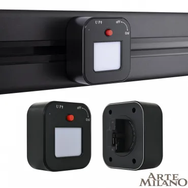 Трековый светильник Arte Milano Am-track-sockets 380022TL/Light Black Трековый светильник Arte Milano Am-track-sockets 380022TL/Light Black