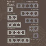 Розетка телефонная RJ11 + интернет RJ45 202.44-1.silver от ImperiumLoft