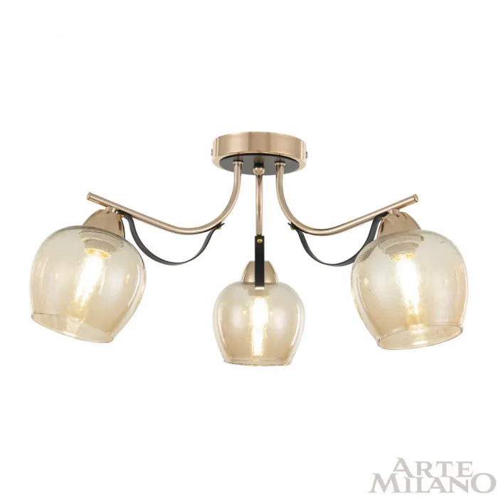 Люстра Arte Milano AMALFI-322306 322306/3 FG+BK от ImperiumLoft