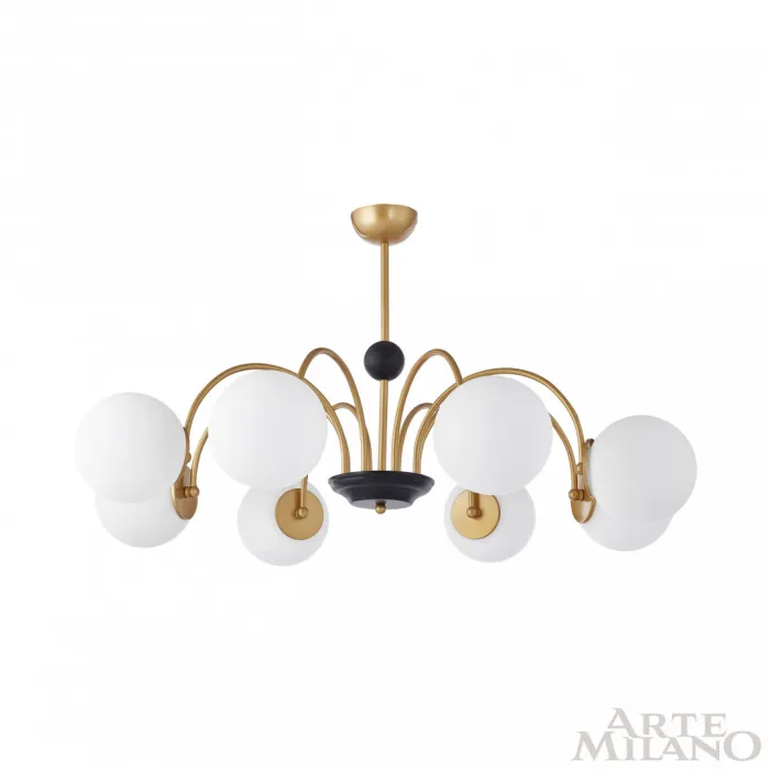 Люстра Arte Milano AM-Napoli 312066/D940/8 BS/BK от ImperiumLoft
