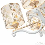Подвесная люстра Arte Milano Florentia-3097 303097/5 Wh/Gd Подвесная люстра Arte Milano Florentia-3097 303097/5 Wh/Gd