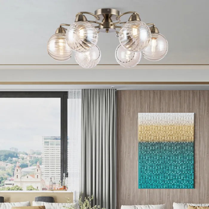 Люстра Arte Milano AMALFI-329207 329207/6 AB от ImperiumLoft