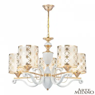 Люстра подвесная Arte Milano Florentia-3097 303097/5 Wh/Gd