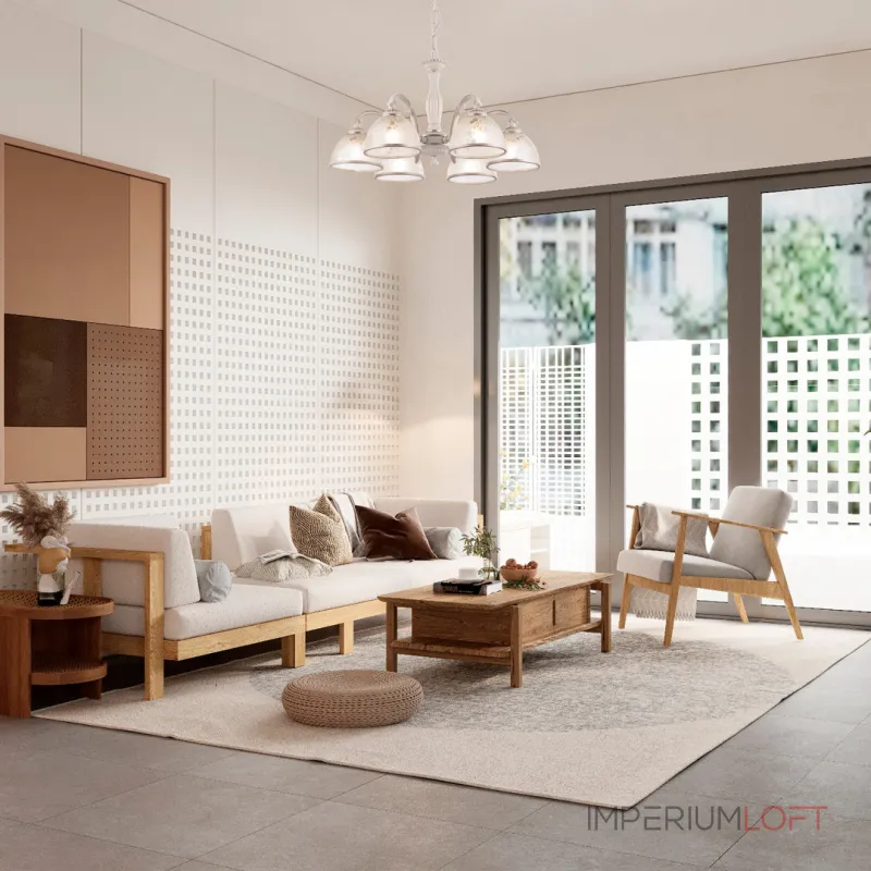 Подвесная люстра Arte Milano AM349737 349737/6 WT+SL
