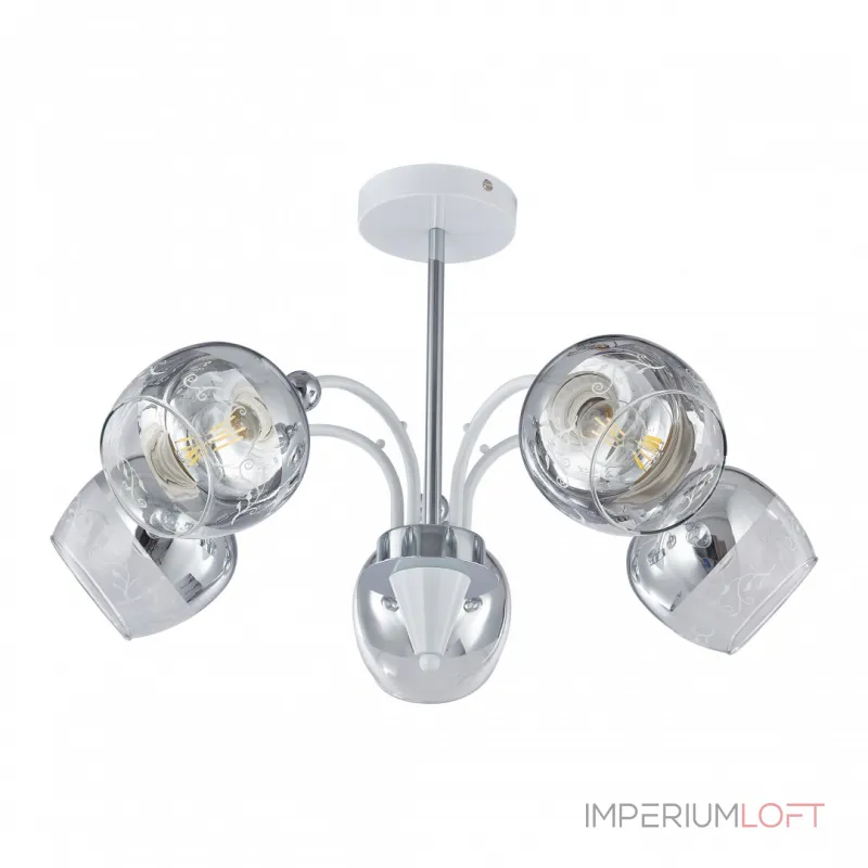 Люстра на штанге Arte Milano Napoli-326008 326008/5A WH+CR