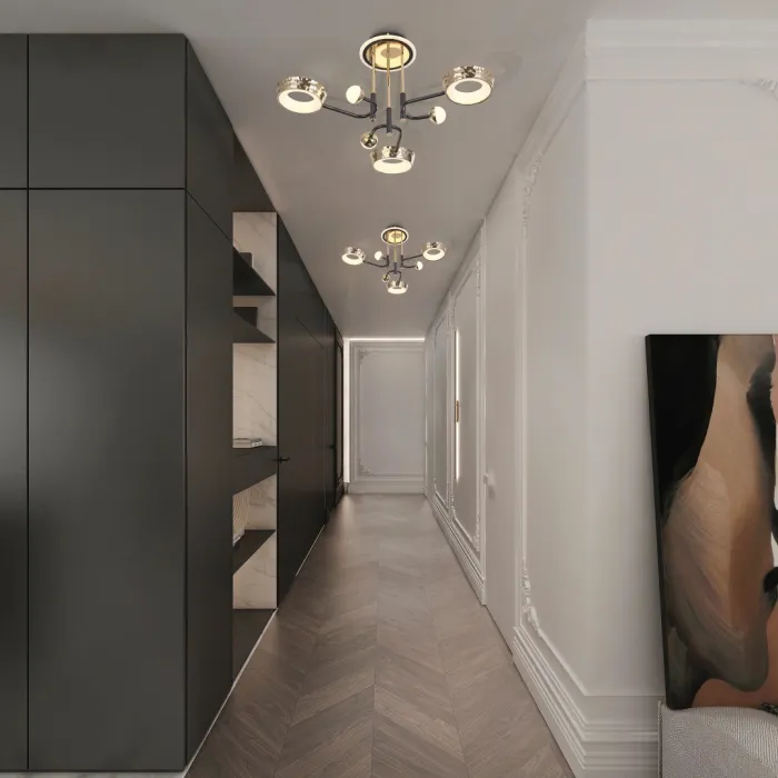 Люстра светодиодная Arte Milano Ferrara-73210 273210/6 BK/GD от ImperiumLoft