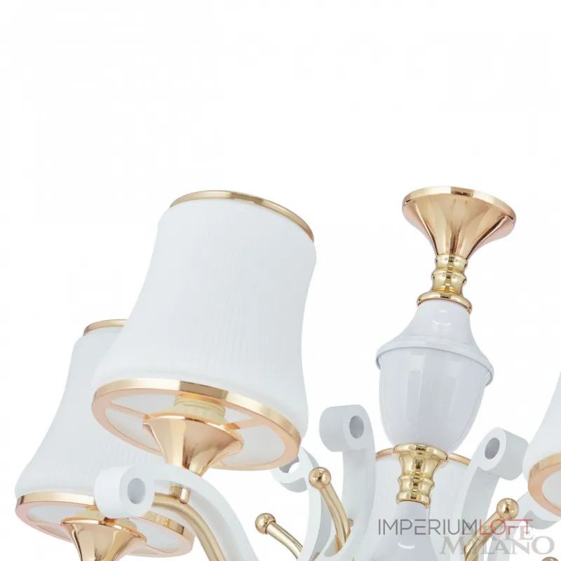 Подвесная люстра Arte Milano Florentia-3987 303987/8 Wh/Gd