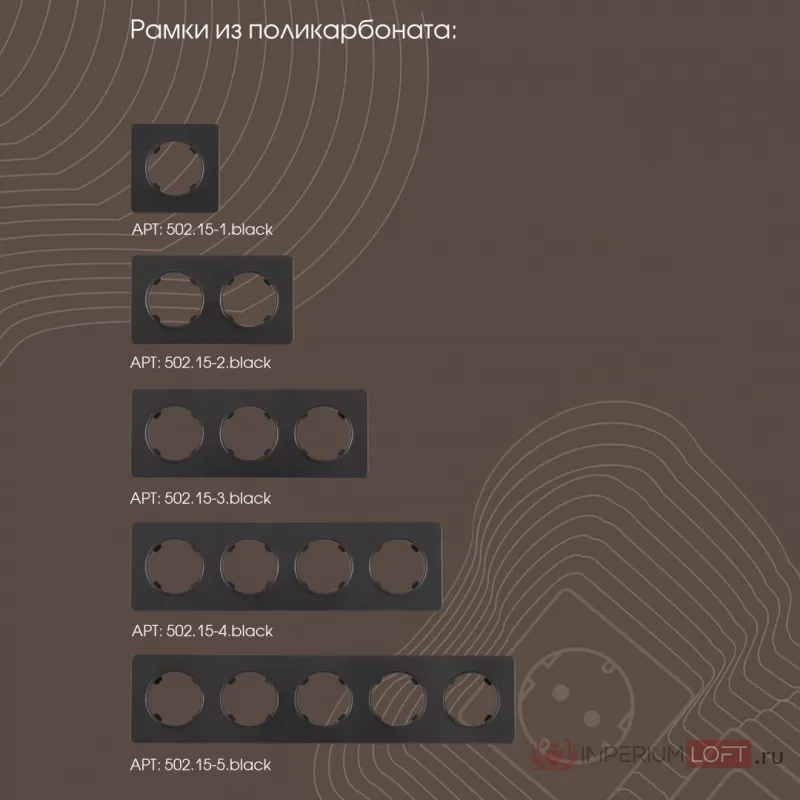 Розетка с заземлением и шторками, 16A 250V 202.40-1.black от ImperiumLoft